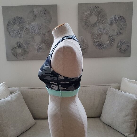 Rise by LuLaRoe Camouflage Workout Athleisure Sports Bra and Leggings Set Sz Sm - Picture 5 of 13